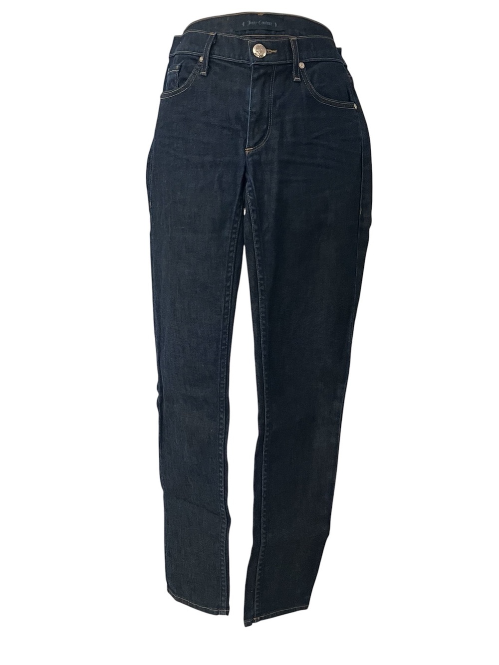 NWOT Juicy Couture Dark Indigo Straight Leg Stretch Jeans - Picture 2 of 9